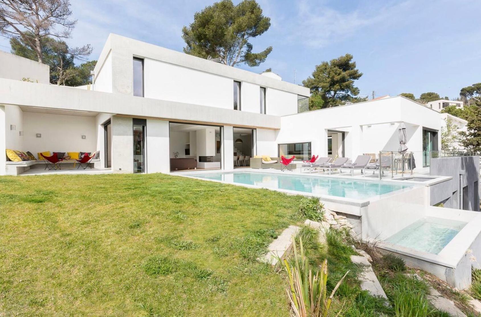 Magnifique Villa D'Architecte & Piscine A Debordement Марсилия Екстериор снимка